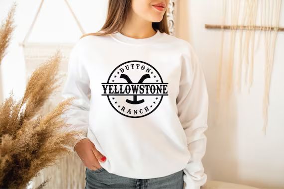 Yellowstone Sweatshirt Cowboys Sweatshirt Yellowstone Dutton - Etsy | Etsy (US)