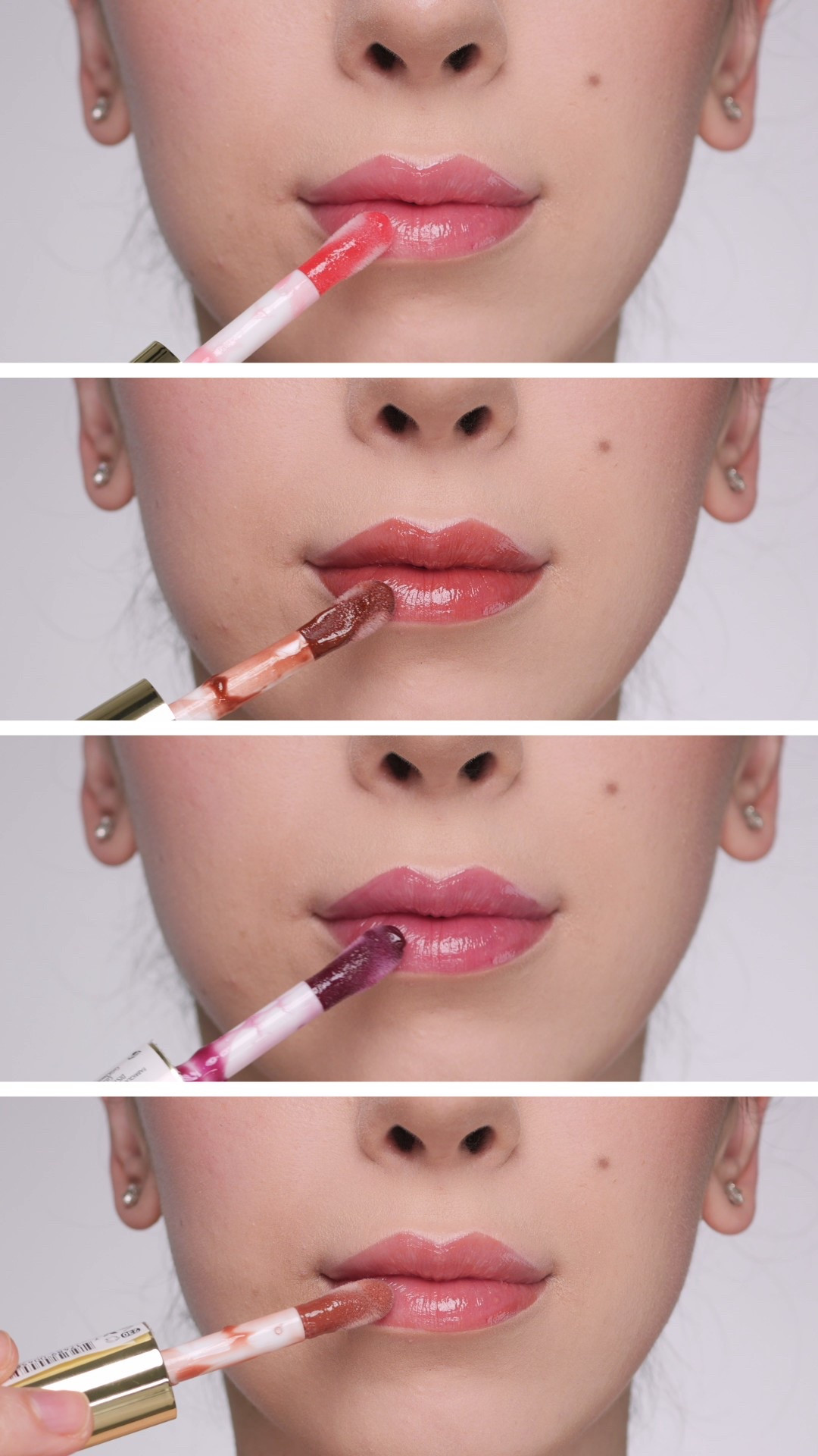 Swatching the new shades of the milani color fetish lip oils, which is your favorite :)
*products gifted

#LTKBeauty