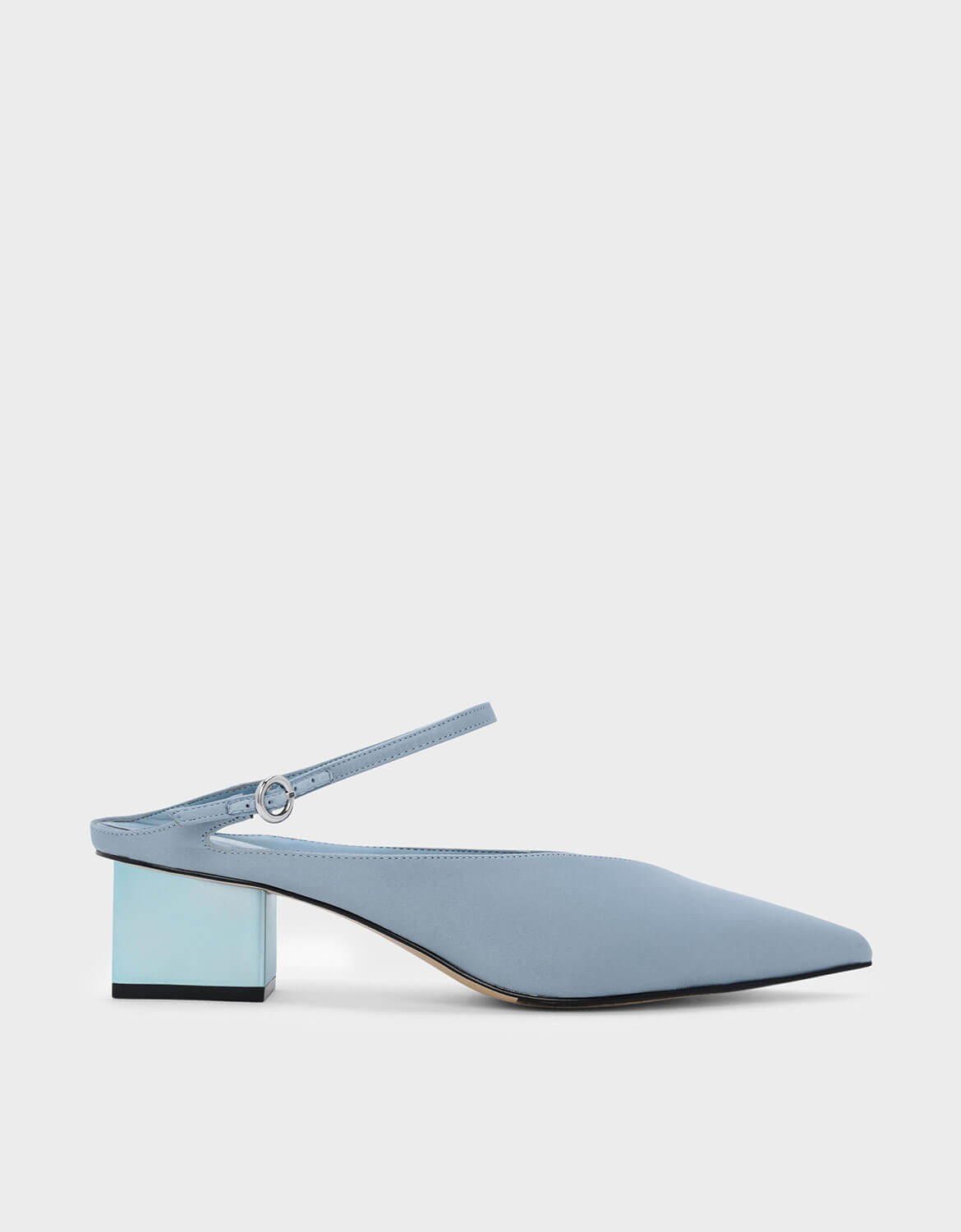 Metallic Heel Mules | CHARLES & KEITH (US)