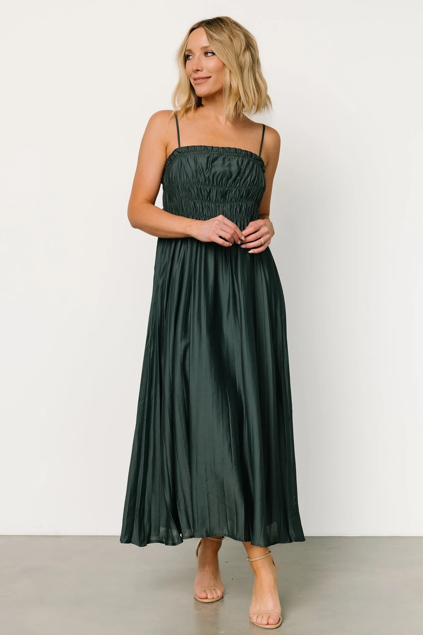 Hattie Maxi Dress | Dark Jade | Baltic Born