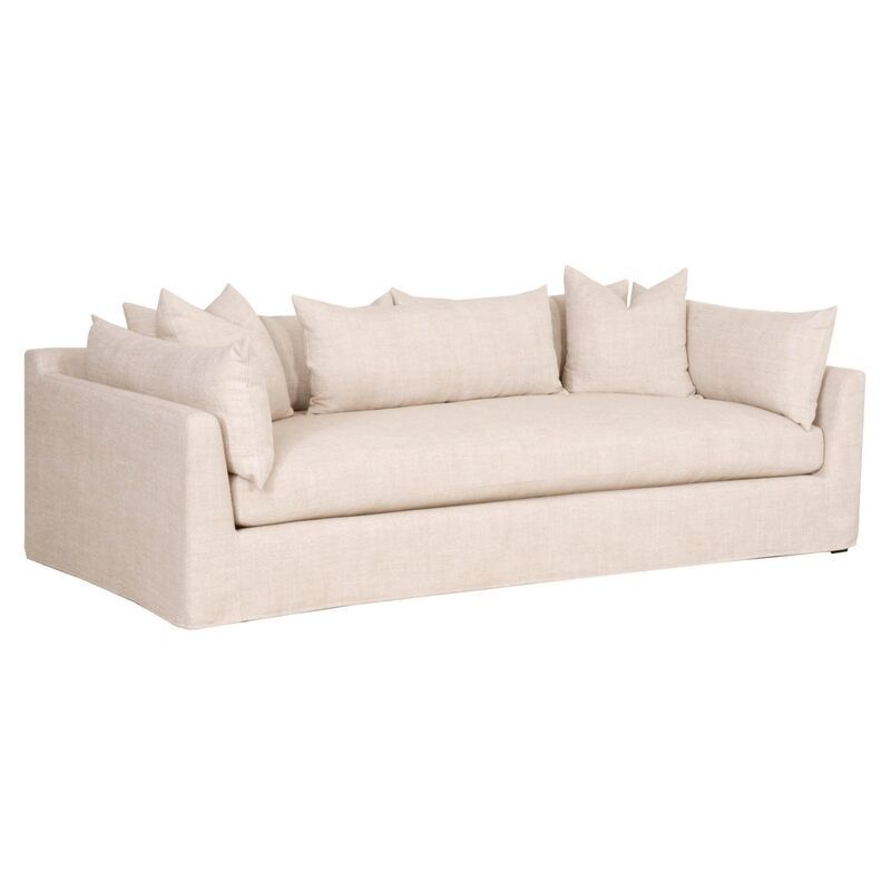 Julianna Slipcover Sofa, Bisque Linen | One Kings Lane