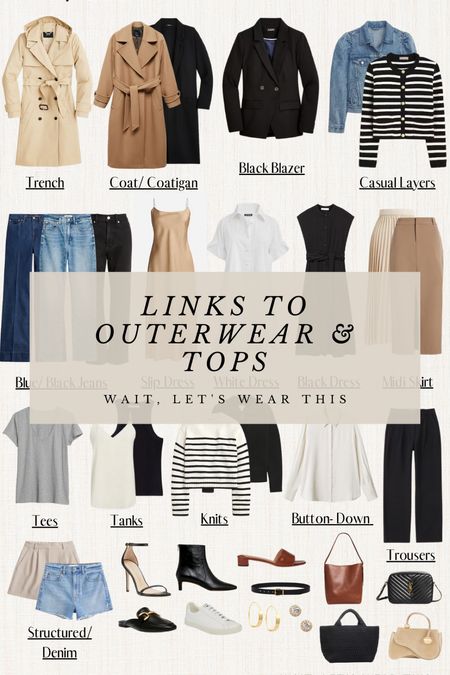 2024 Capsule Essential Basics- Your wardrobe check for the new year🎊

Links to outerwear and tops. Check main page for links to the rest. 

#LTKfindsunder100 #LTKover40 #LTKstyletip