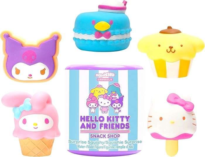 Hamee Sanrio Hello Kitty and Friends Series 5 Snack Shop SquiSHU Capsule Squishy Toy [Birthday Ba... | Amazon (US)