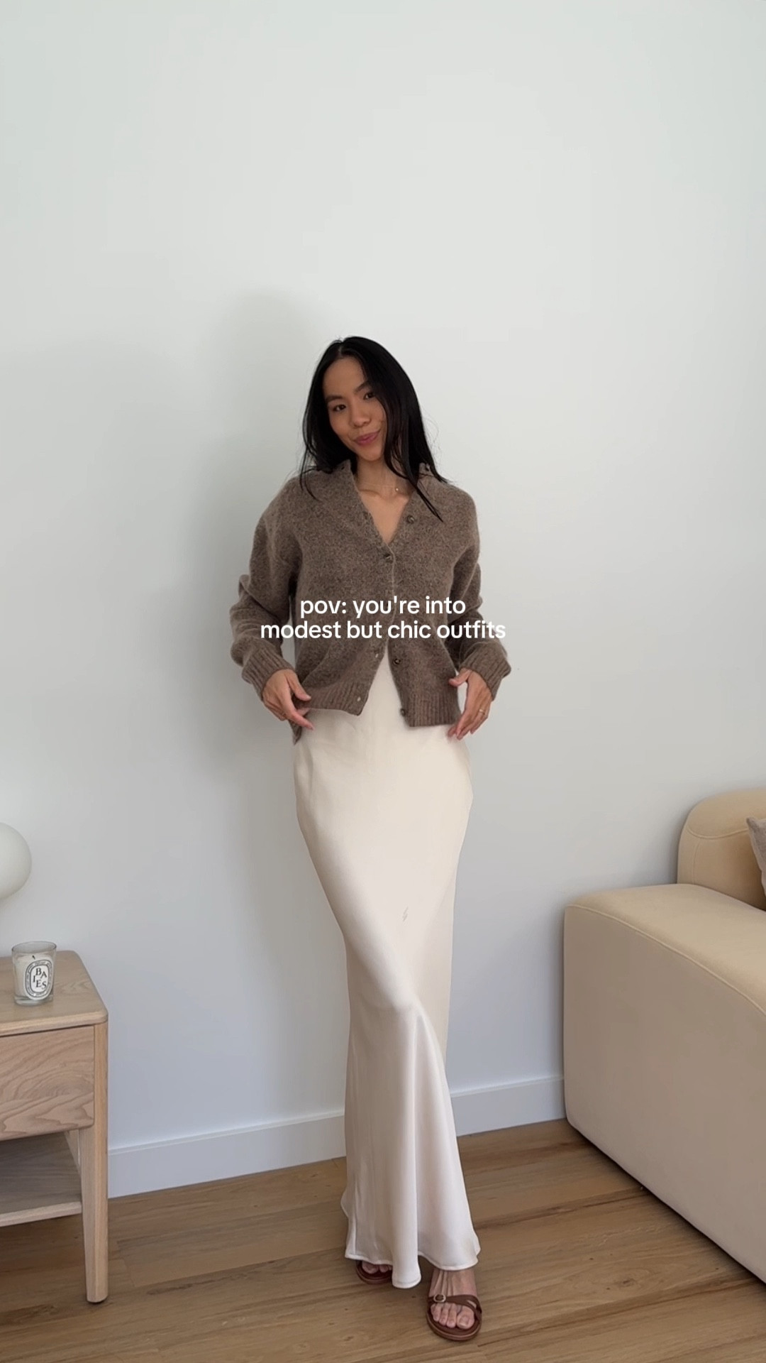 this modest & chic outfit for work / autumn in general! love that it’s cardigan + silk skirt weather! 🤎 linked similar alternative for the cardigan, exact from mattir x

#LTKworkwear #LTKaustralia #LTKautumn