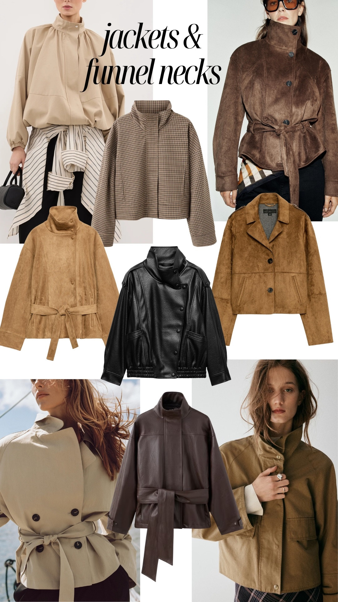 Autumn Trends 🍂 Casual Jackets and Funnel Necks, suede, leather and trench jackets

#LTKFashionMonth #LTKautumn