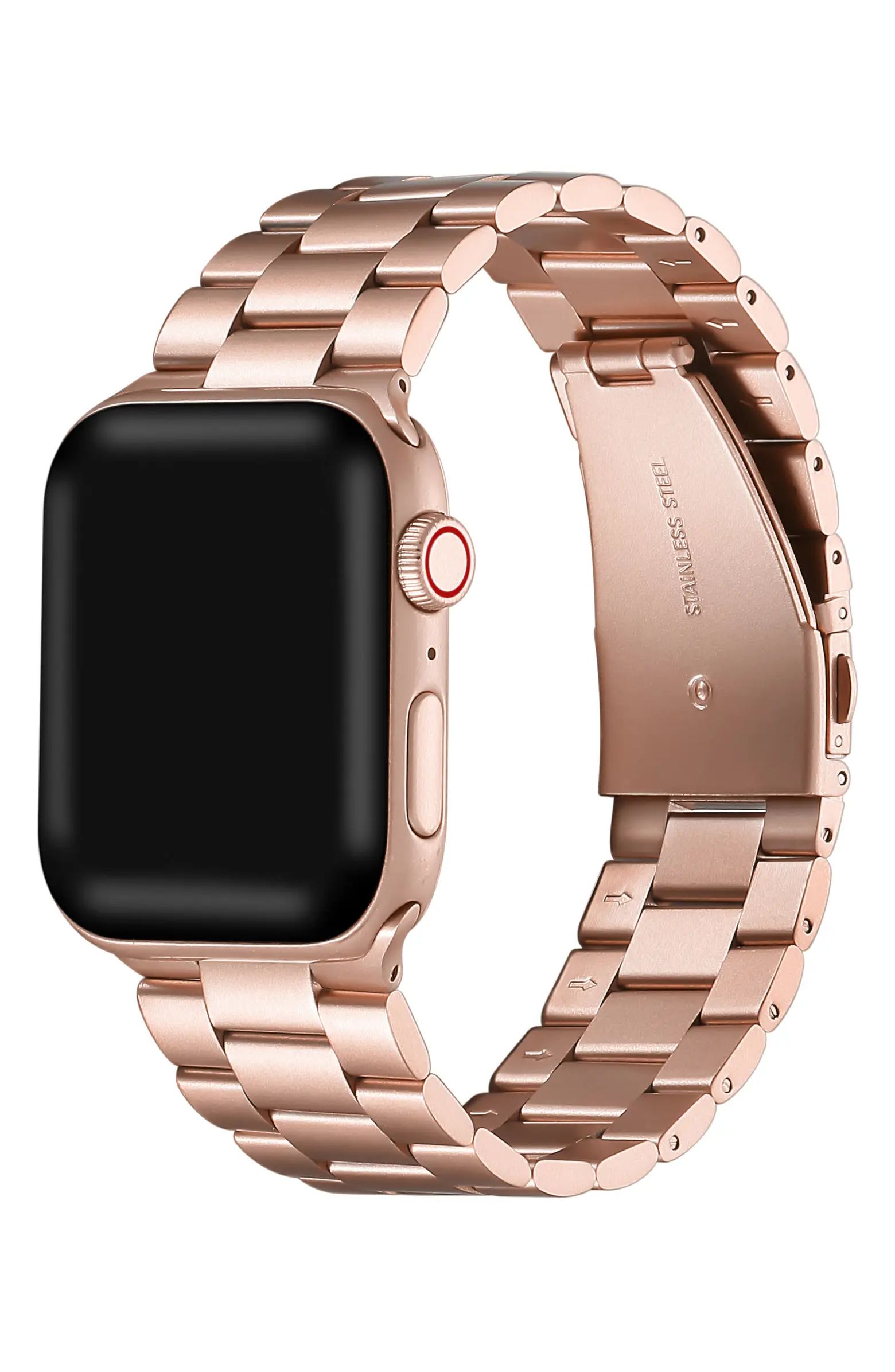 The Posh Tech Rose Apple Watch® SE & Series 7/6/5/4/3/2/1 Bracelet Watchband | Nordstrom | Nordstrom