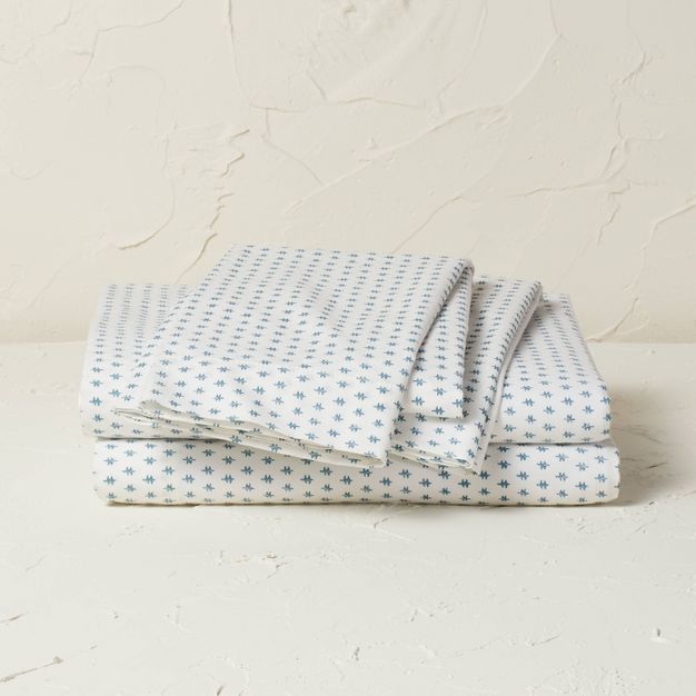 Printed Cotton Percale Sheet Set - Opalhouse™ designed with Jungalow™ | Target