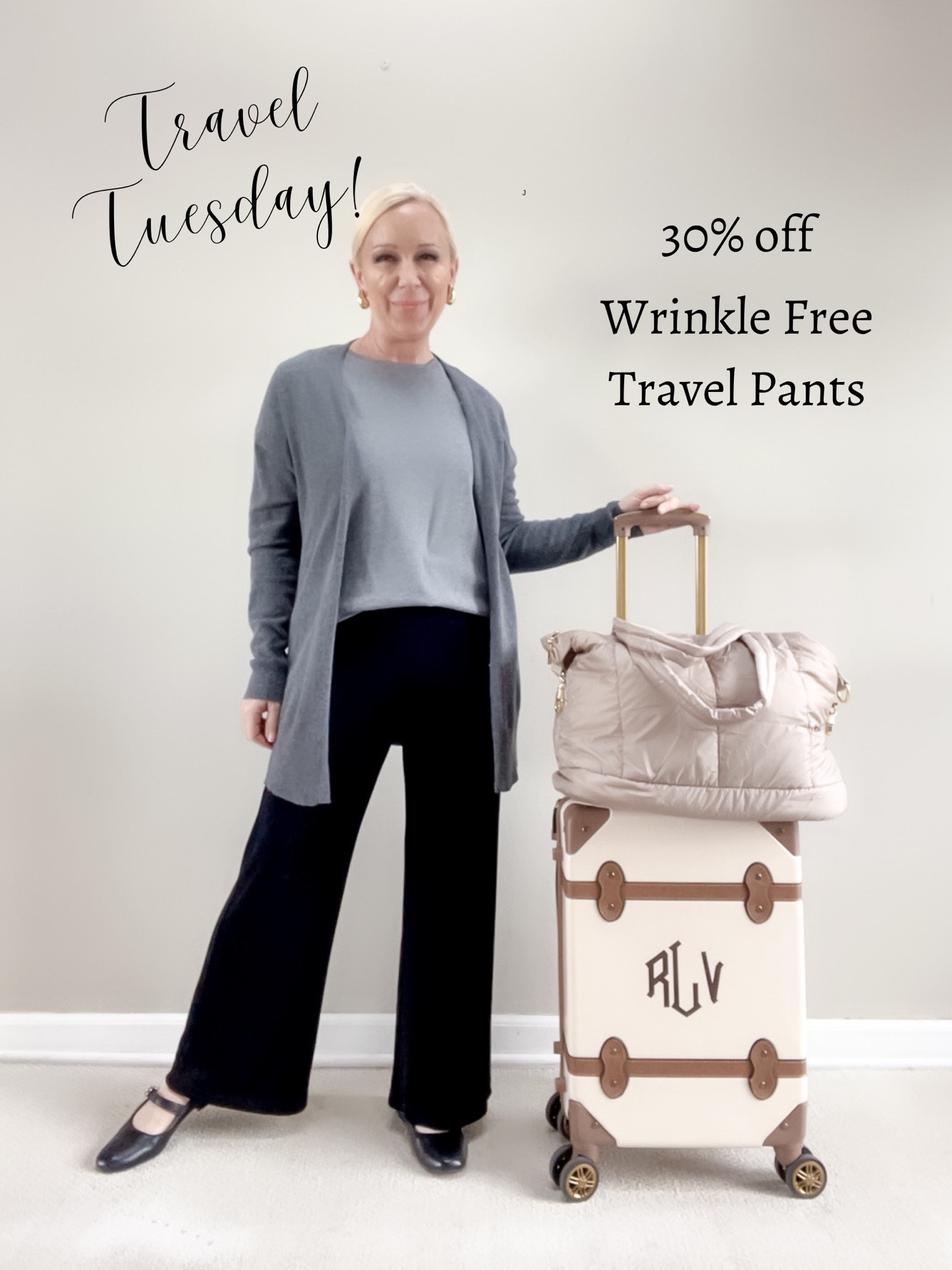 TRAVEL TUESDAY! Wrinkle free travel pants are 30% off

#LTKCyberWeek #LTKtravel #LTKover40