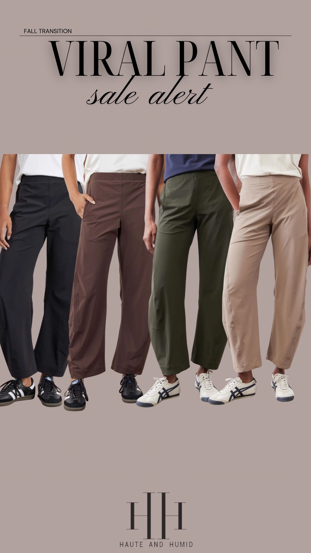 The viral ruti pants are on sale! I ordered the color walnut in a size 8 and the black in 8L to compare since I am 5’9
￼

#LTKSaleAlert #LTKOver40 #LTKootd
