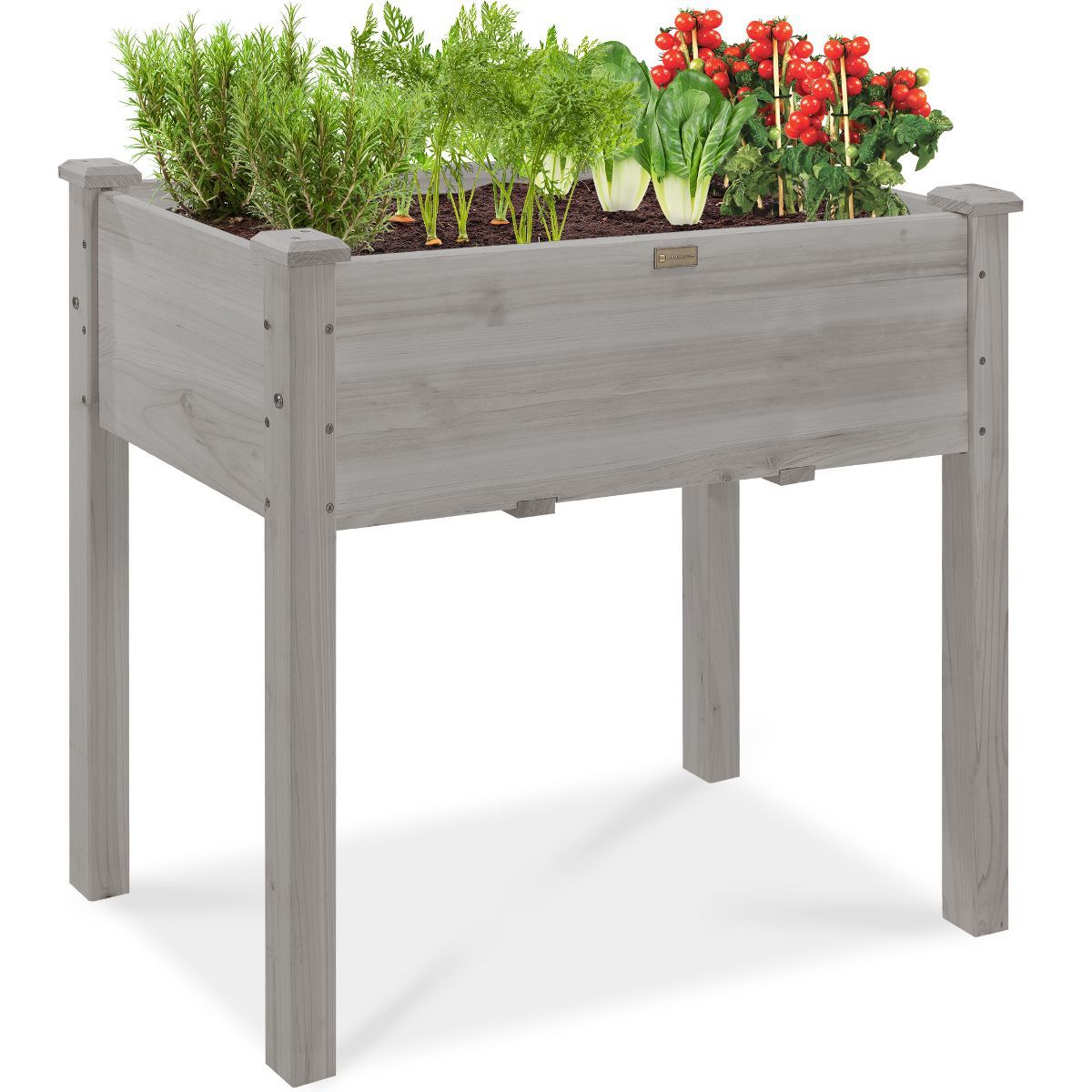 Best Choice Products 34x18x30in Raised Garden Bed, Elevated Wood Planter Box for Kids, Patio w/ B... | Target