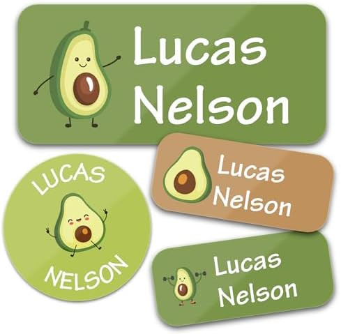 Personalized Daycare Name Labels for Kids (130 Labels) - Custom Waterproof Name Stickers for Clot... | Amazon (US)