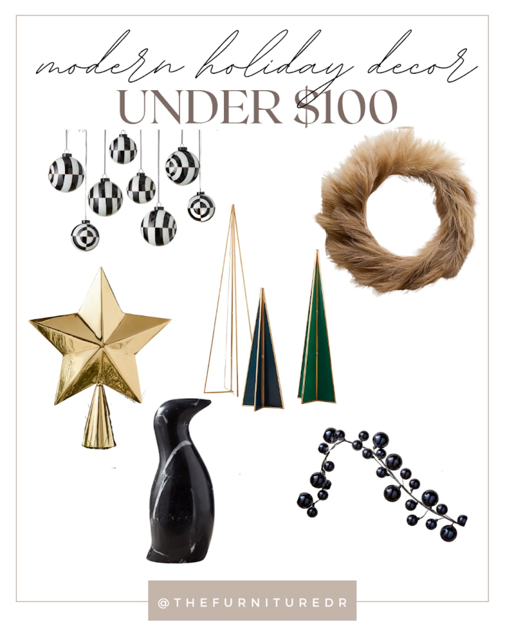 I’m loving all of this CB2 holiday decor! And for less than $100?! *add to cart* 

#LTKHoliday #LTKSeasonal