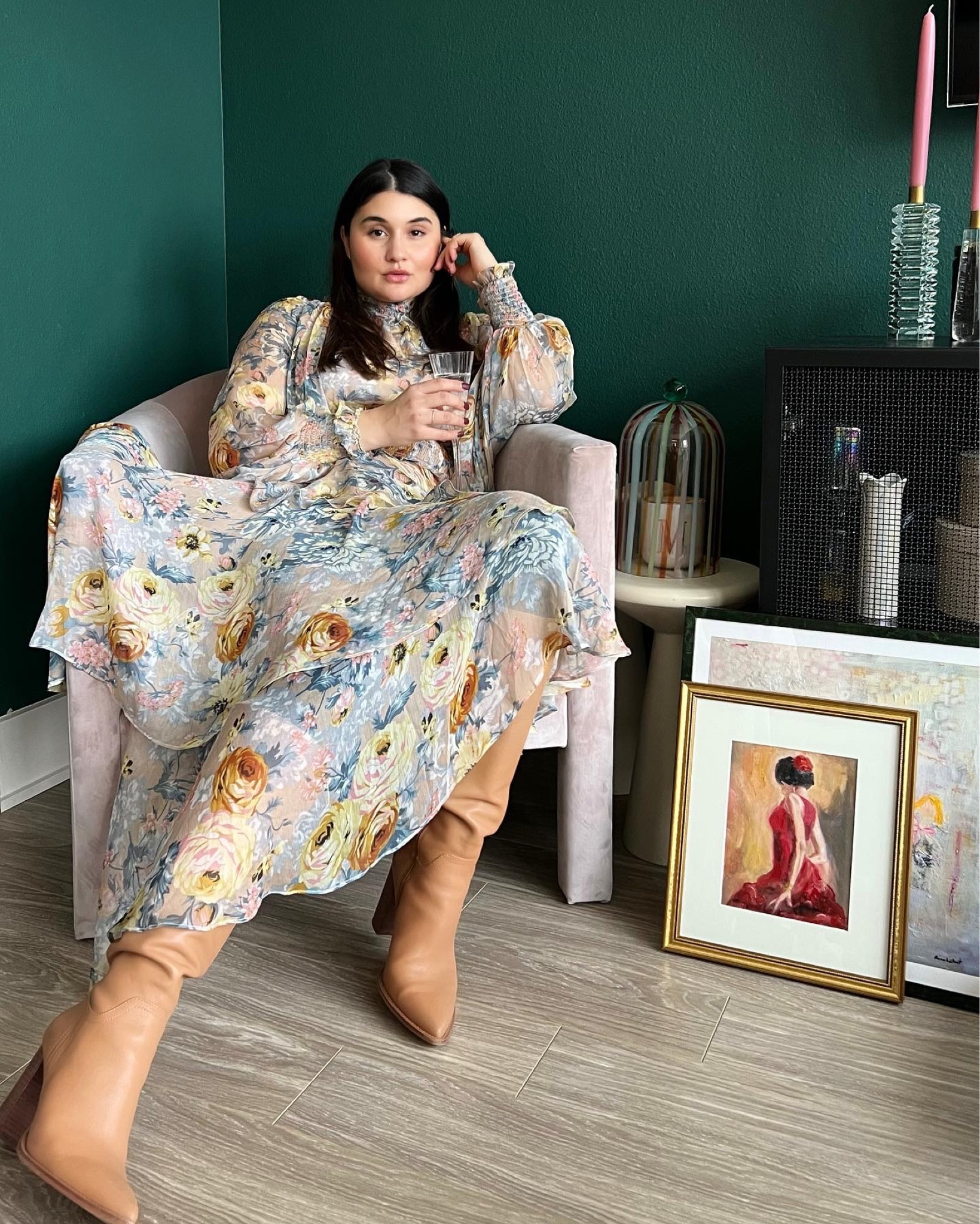 This dress is the perfect fall/winter dress for any occasion. Pair it with heels, booties or boots based on the occasion. It’s great for baby shower, wedding guest, family photos, hosting dinner,  and many other occasions. I’m wearing size M. 

#LTKstyletip