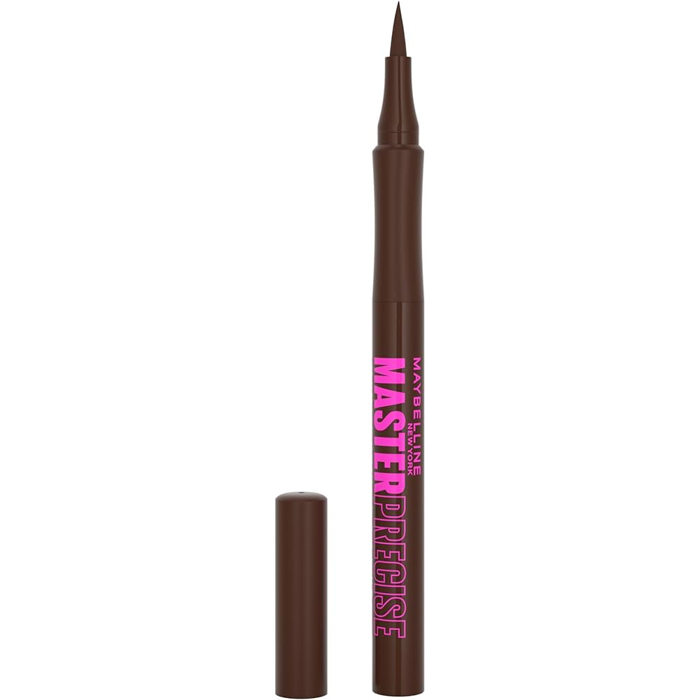 Maybelline Eyestudio Master Precise All Day Waterproof Liquid Eyeliner Makeup, Forest Brown, 1 Co... | Amazon (US)