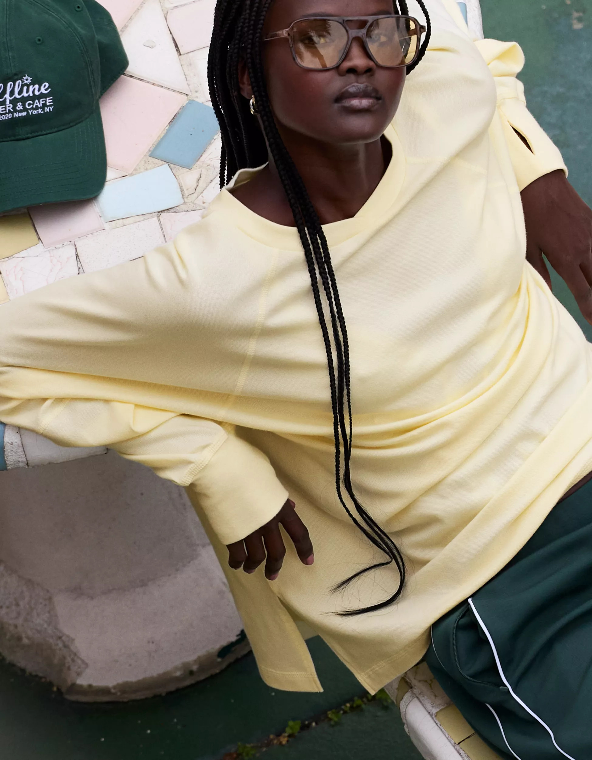 OFFLINE By Aerie Pique Long Sleeve T-Shirt | Aerie