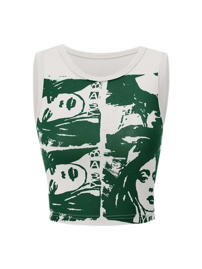 SHEIN ICON 90s Figure Graphic Tank Top | SHEIN