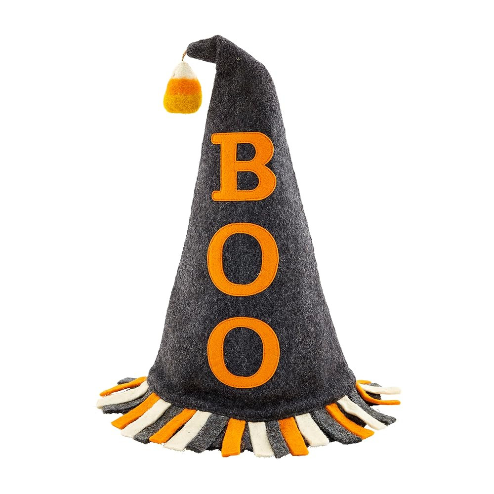Mud Pie Felt Witch Hat Sitter, Boo, 14.5" x 14" | Amazon (US)