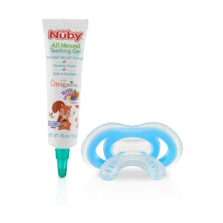 Nuby Citroganix All Natural Teething Gel With Silicone Gum-eez Teether | Walmart (US)