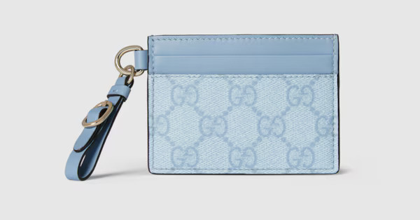 Gucci GG Emblem card case with strap | Gucci (US)