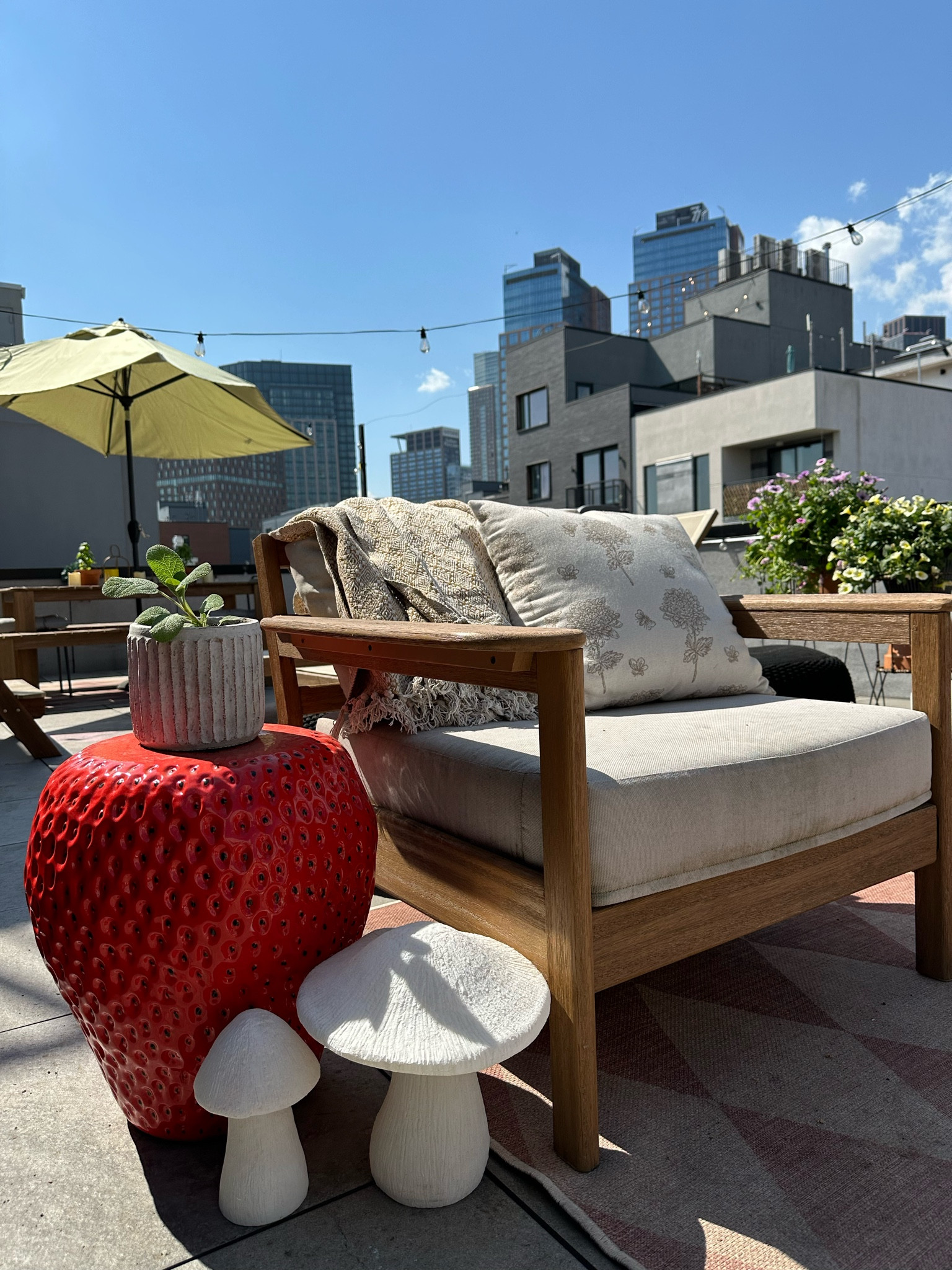 Love giving my balcony patios garden a cottage core feel decor is from west elm, pottery barn and home goods

#LTKhome #LTKSeasonal #LTKfindsunder50