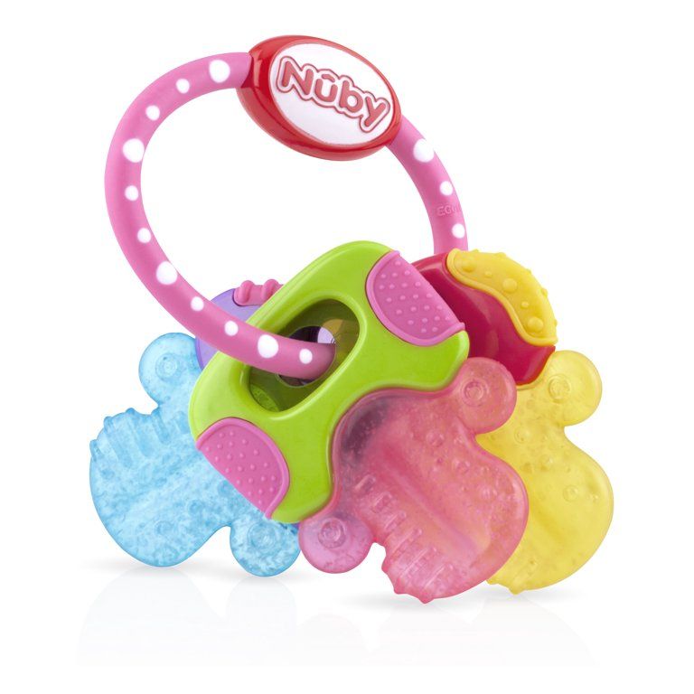 Nuby IcyBite Keys Perfectly Pink Teether | Walmart (US)