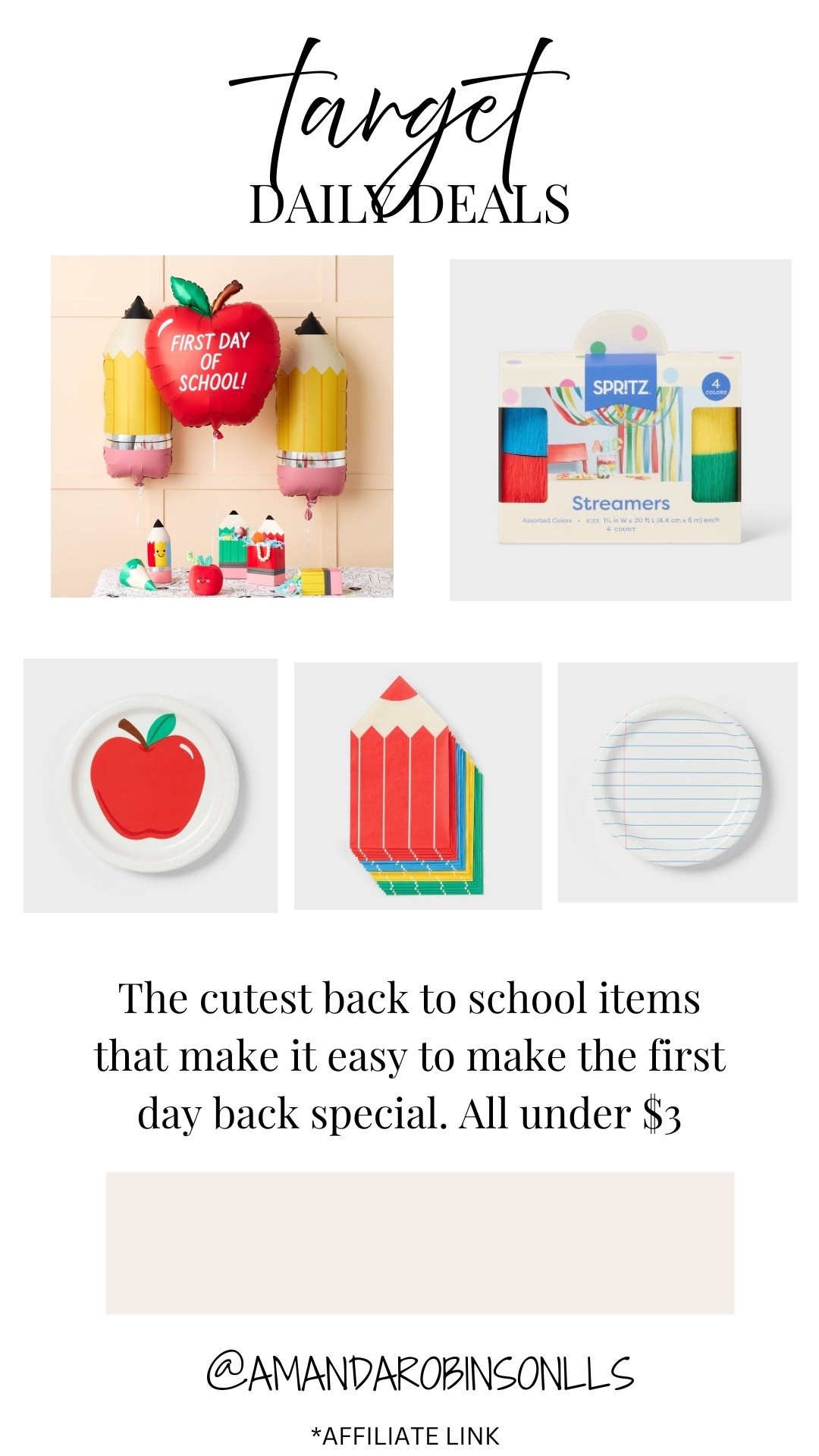 Target daily finds
Back to school party supplies

#LTKKids