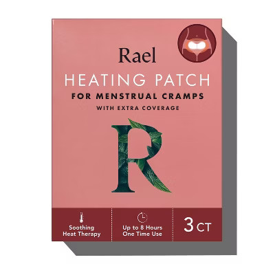 Rael Heating Patch for Menstrual Cramps with Extra Coverage | Target