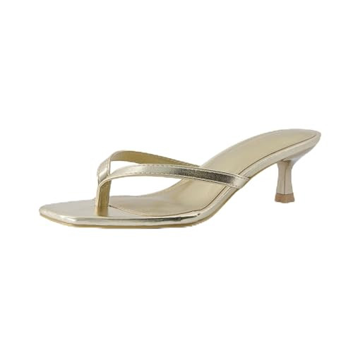 CUSHIONAIRE Miami Thong Dressy Kitten Heel Sandals for Women, Wide Widths Available | Amazon (US)