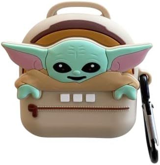 Case for Airpods 3 3rd Generation, 3D Cute and Interesting Baby yoda Character Skin Soft Silicone... | Amazon (US)