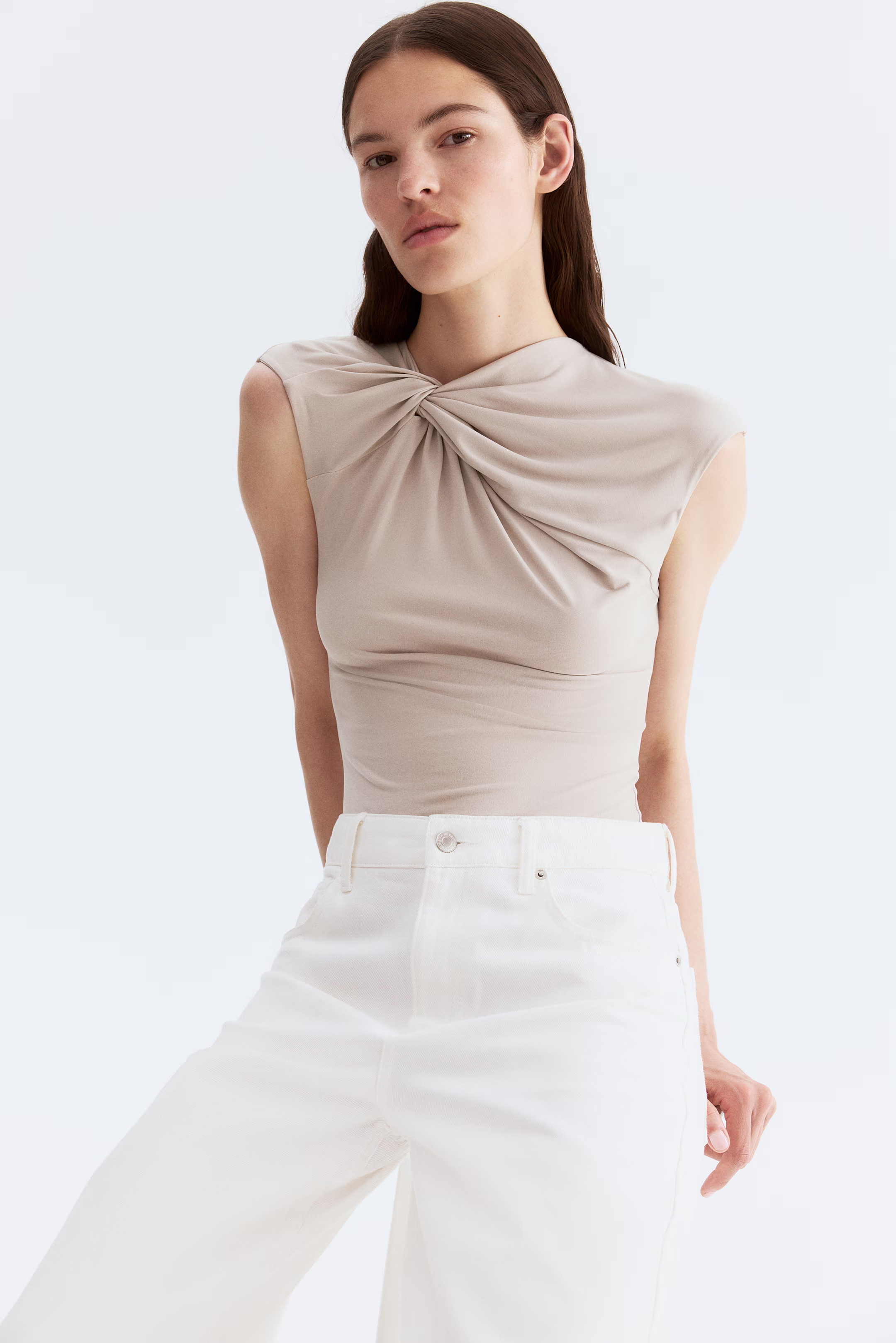 Twist-Detail Thong Bodysuit | H&M (US + CA)