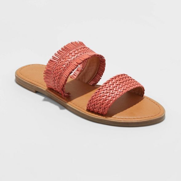 Women's Elizabeth Woven Slide Sandals - Universal Thread™ | Target