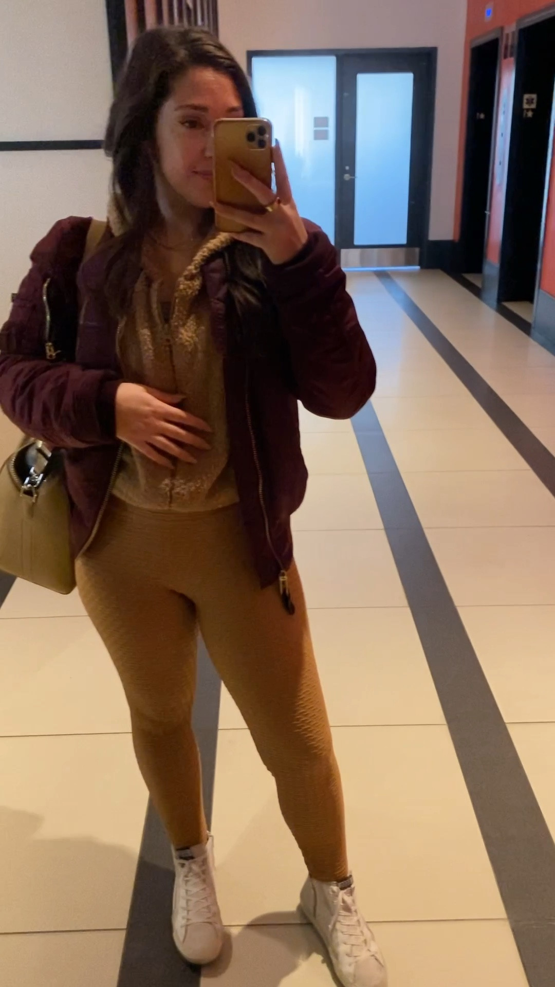 Get some of my favorite athleisure pieces on sale like this mens bomber jacket in burgundy or these caramel colored BBB croco leggings. I have the mens jacket in XS  These colors are so great together for Fall!

#LTKCyberweek #LTKHoliday #LTKSeasonal