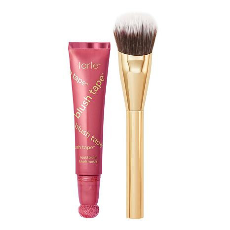 tarte Blush Tape Satin Blush with Brush - 23358414 | HSN | HSN