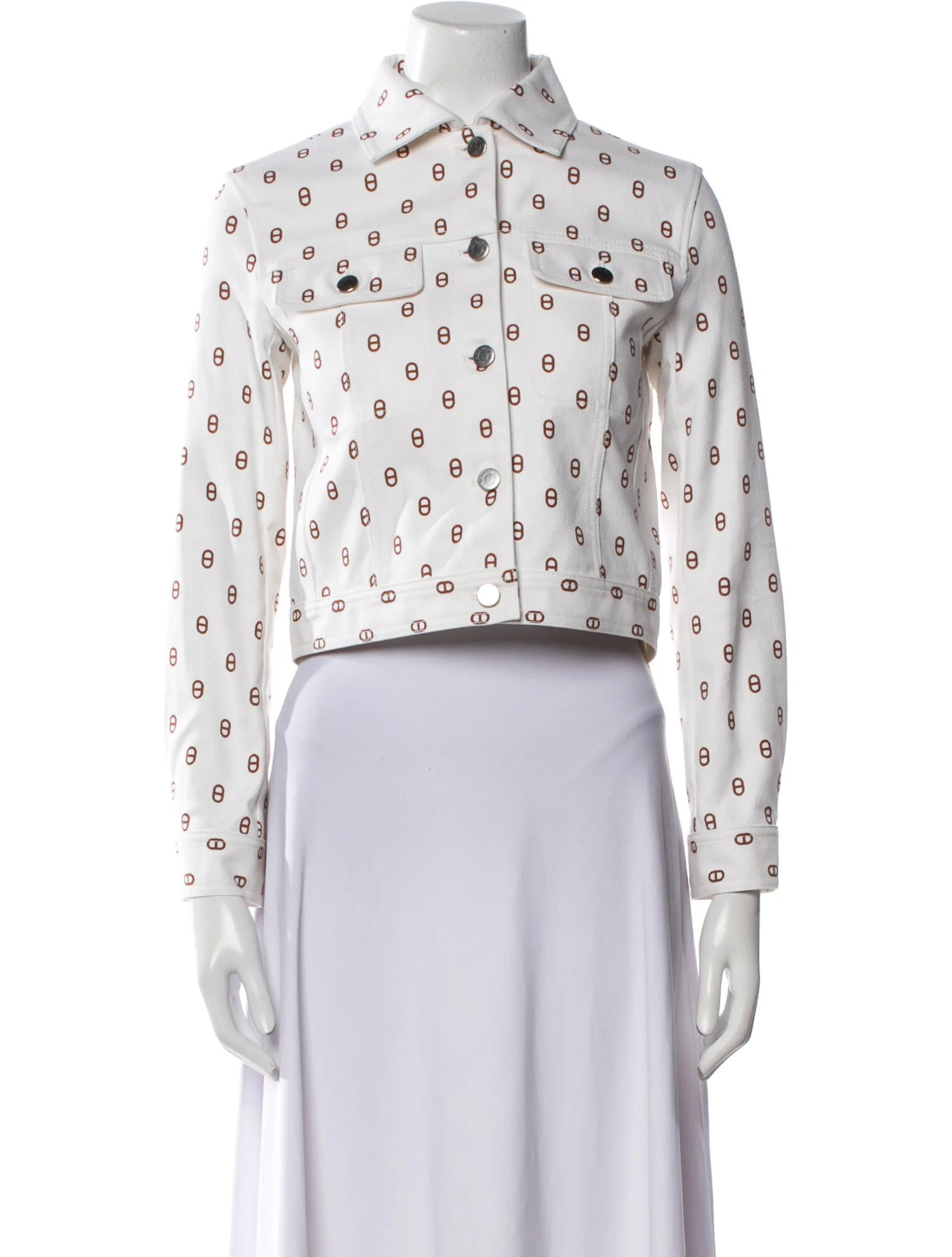 'Chain d'Ancre' Printed Blazer w/ Tags | The RealReal