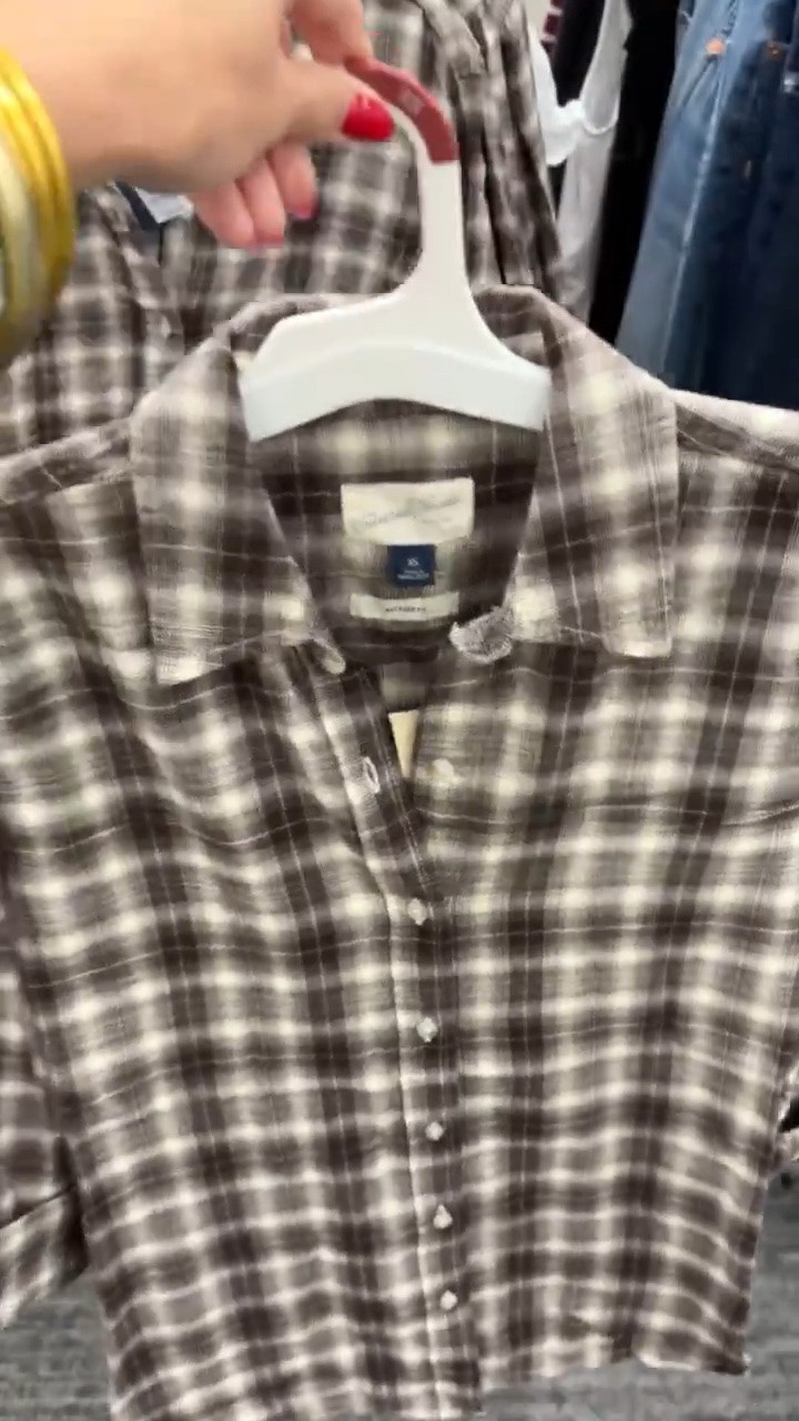 Plaid season is officially here! 🤎🍂 This button-up is perfect for layering, wearing open over a basic tee, or styling with your favorite jeans!

#LTKootd #LTKgrwm #LTKSeasonal