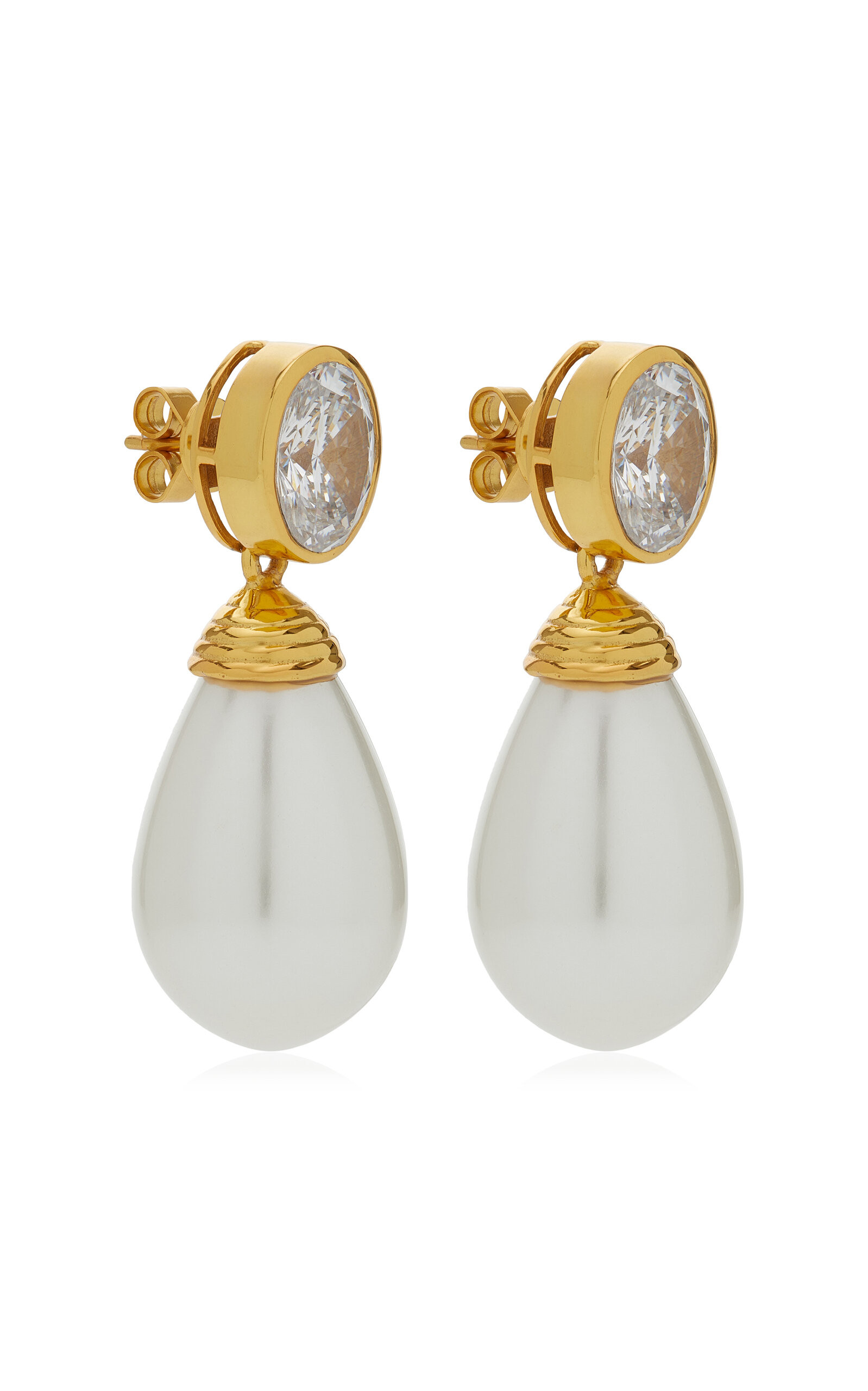 Kaielle 22K Gold-Plated Brass Earrings | Moda Operandi (Global)