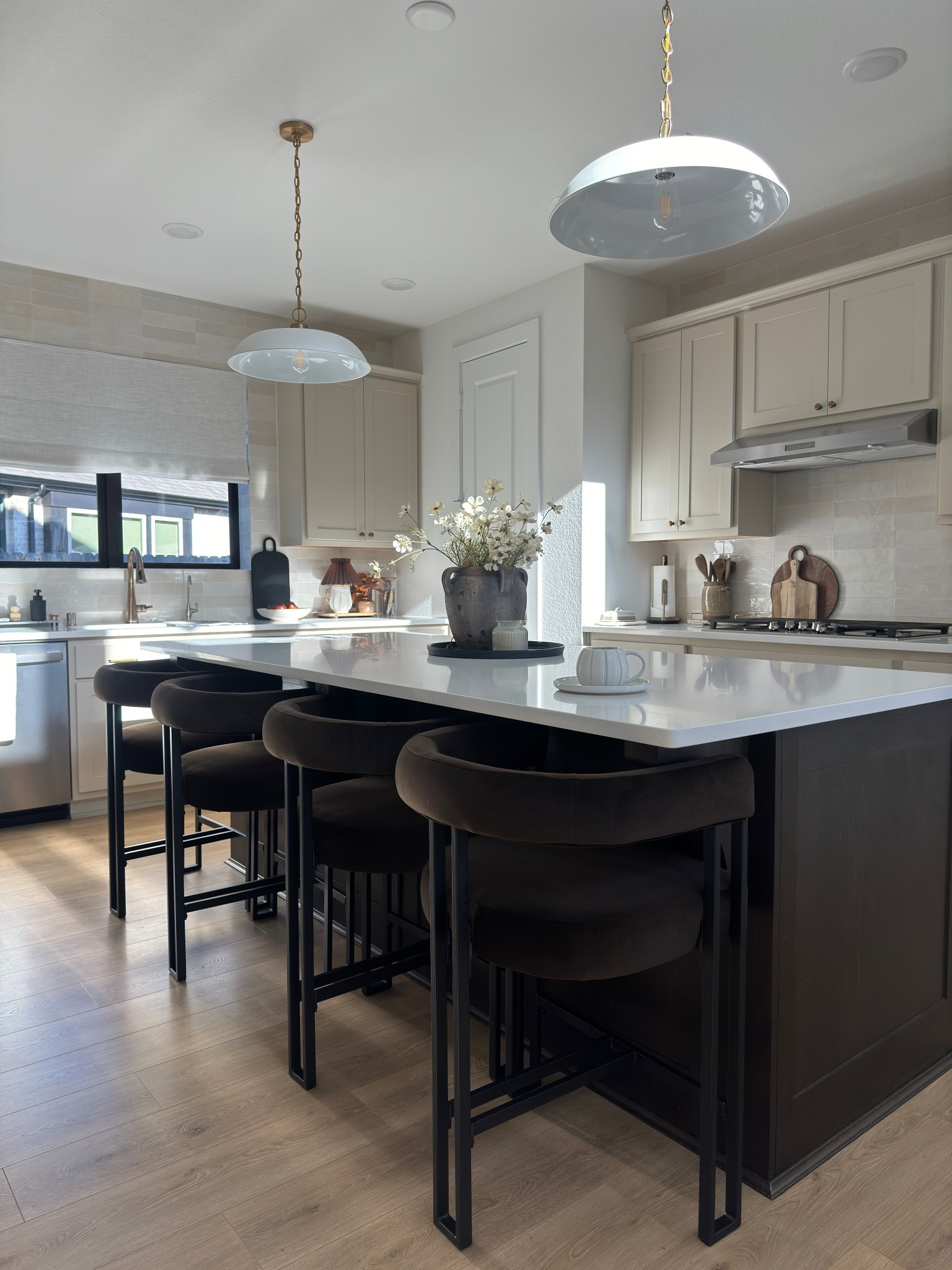 Obsessed with my barstools ! Gives it that modern cozy touch I like 🤎

Color: Chocolate 

#LTKSeasonal #LTKHome #LTKSaleAlert