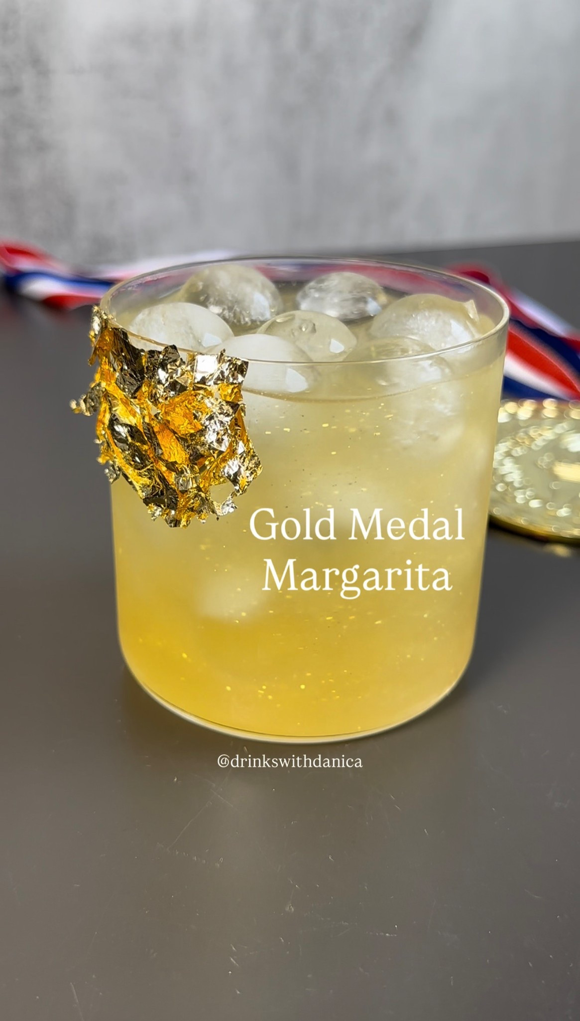 Gold Medal Margarita

Follow me on instagram and TikTok @drinkswithdanica for this recipe and more 