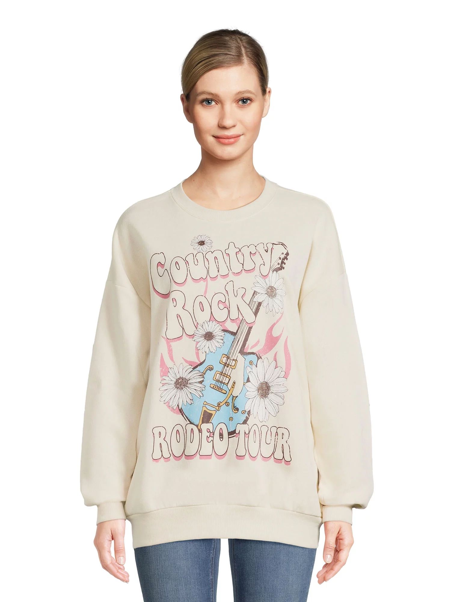 Self Esteem Juniors' Graphic Pullover Sweatshirt | Walmart (US)