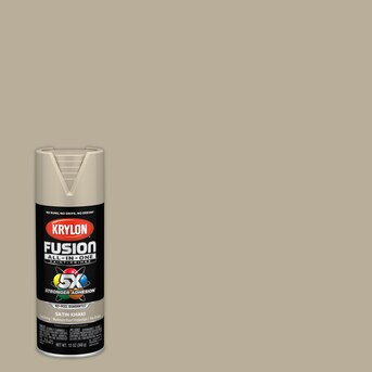 Krylon Fusion All-In-One Satin Khaki Spray Paint and Primer In One (NET WT. 12-oz) | Lowe's