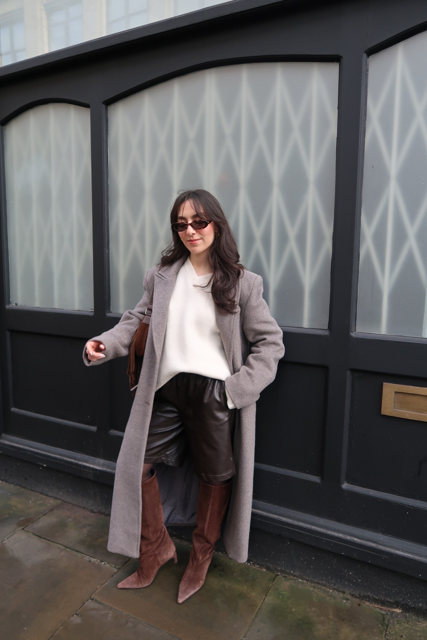 Winter outfit, spring fashion, jorts, knee high boots, wool jumperr

#LTKFashionMonth #LTKspring #LTKwinter