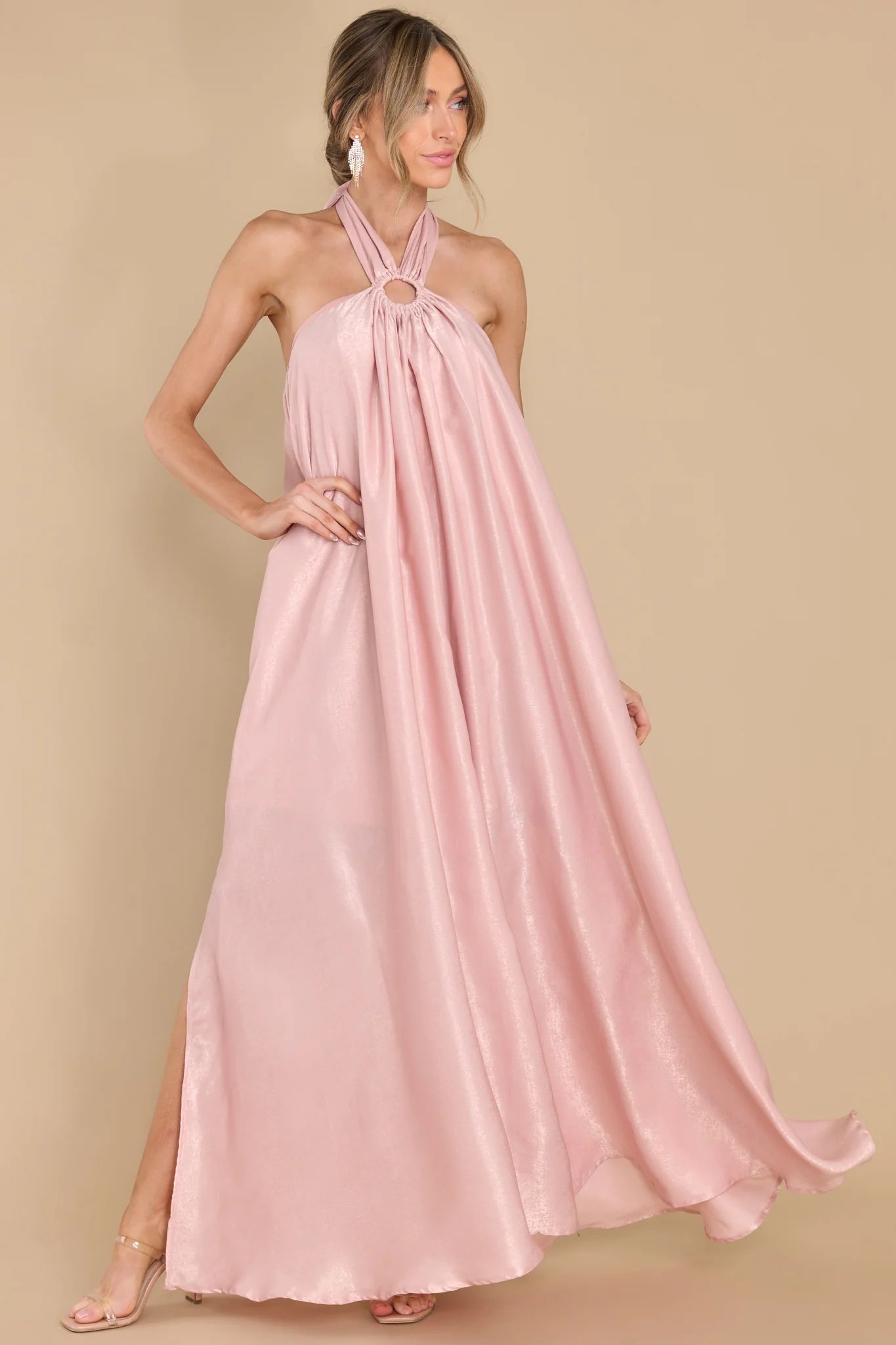 Covered By Love Blush Maxi Dress | Red Dress 