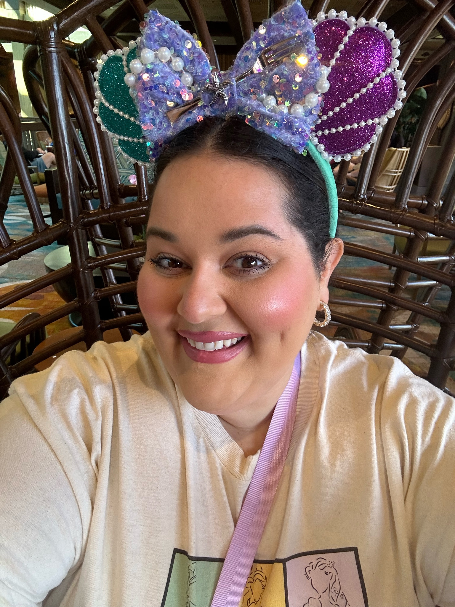 Today’s Disney ears! Perfect for the Little Mermaid fans! 🥹💜

#LTKplussize #LTKstyletip