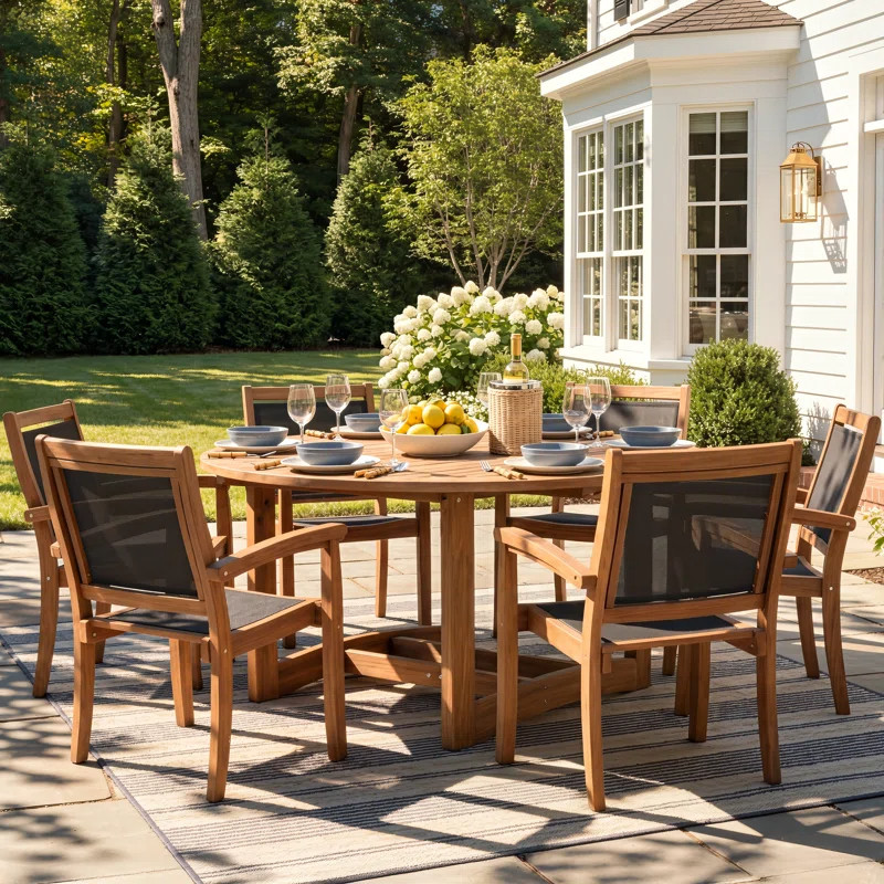 Your dream patio setup starts with the perfect dining table 🌿✨ Birchlane brings timeless style to every outdoor space 🤍 #PatioGoals #OutdoorDecor #SummerAesthetic #LTKHome 

 #LTKSeasonal #LTKHome #LTKSaleAlert