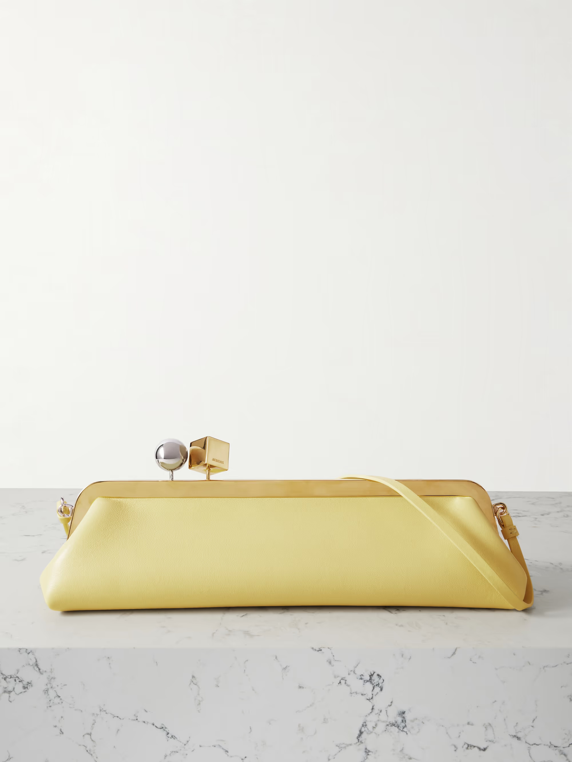Le  Salon leather clutch | NET-A-PORTER (US)