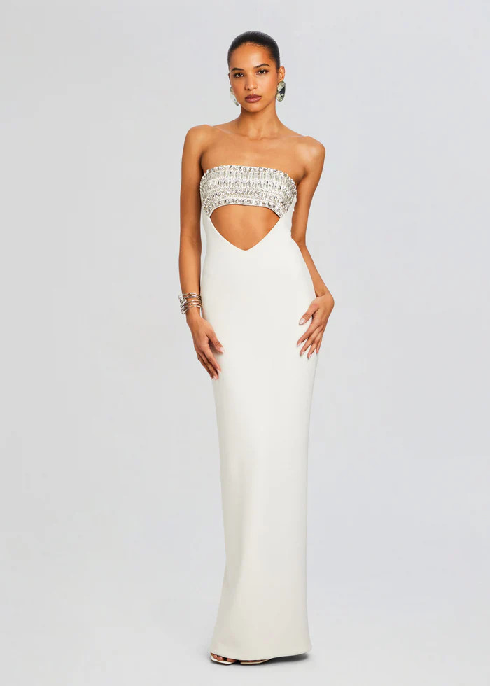 Swan Embellished Dress | Retrofete