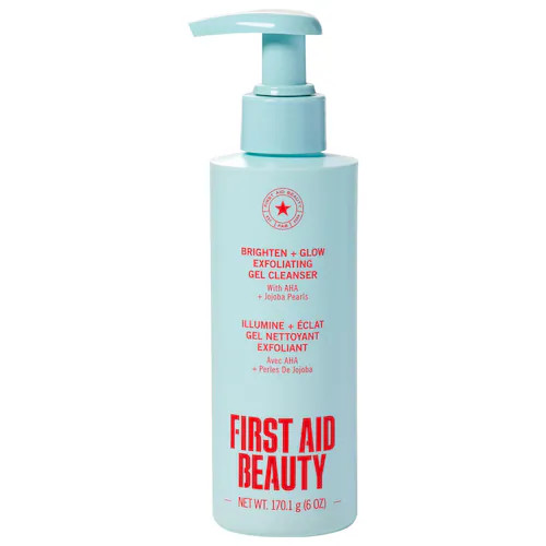 Brighten + Glow Gentle Exfoliating Gel Cleanser with Jojoba Pearls | Sephora (US)
