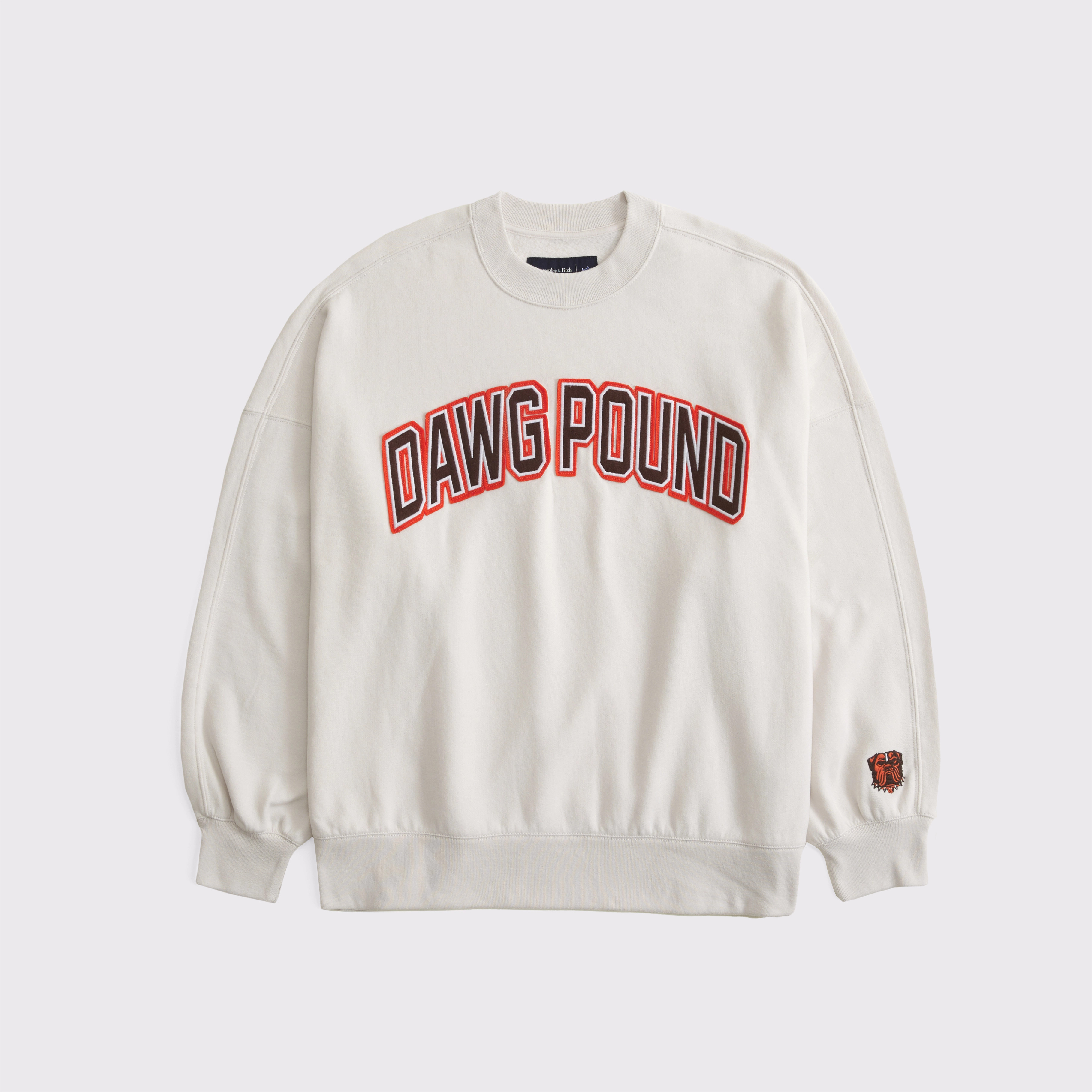 Cleveland Browns Graphic Oversized Sunday Crew | Abercrombie & Fitch (US)