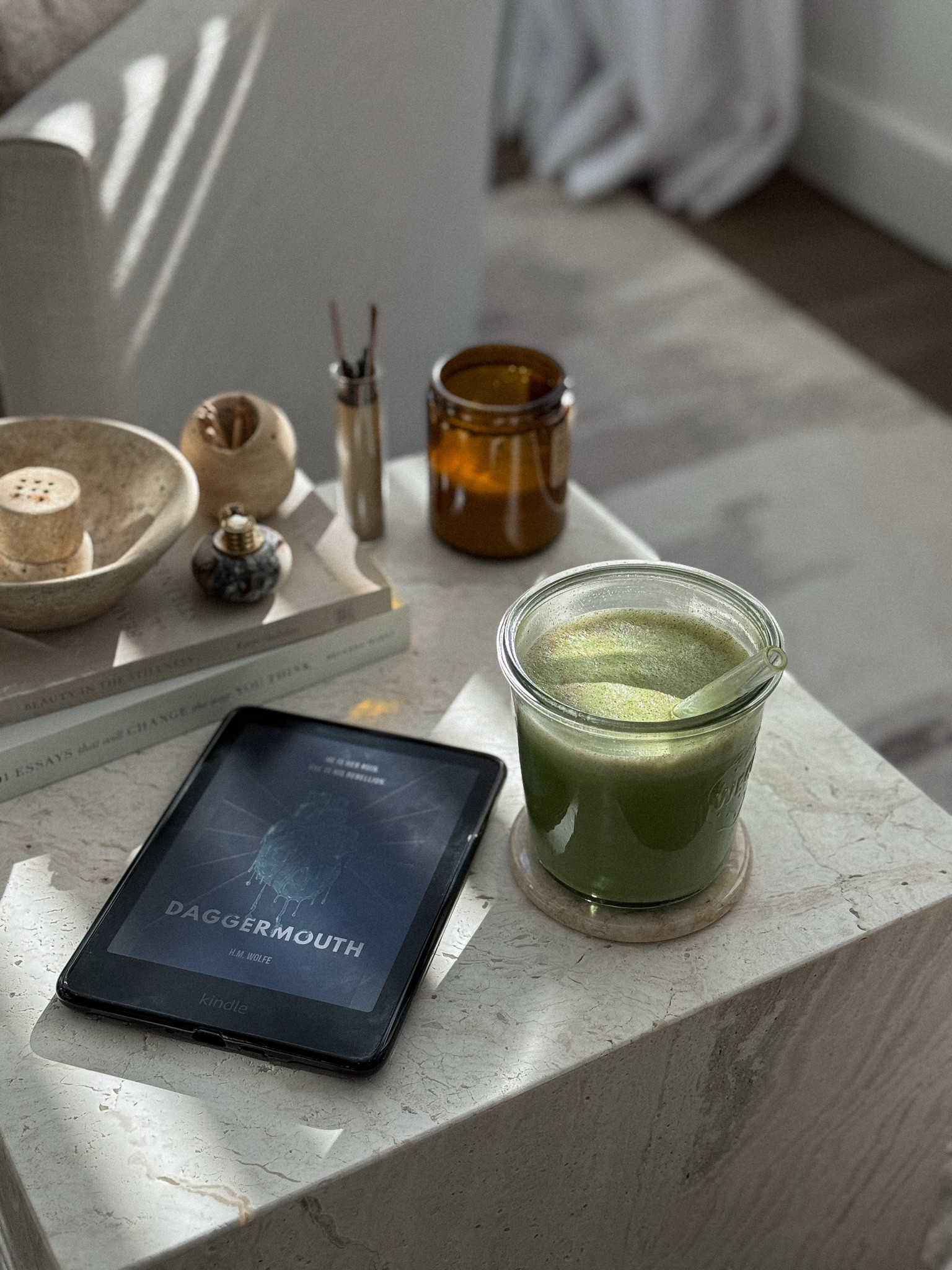 a quiet evening reset 🍵 matcha, my kindle, and a little time to unwind after work


evening routine, after work routine, matcha evening, cozy evening aesthetic, kindle reading, reading routine, unwind routine, slow living lifestyle, calm night routine, self care evening, cozy home vibes, book lover aesthetic, matcha latte at home, neutral home decor, relaxing routine, soft living lifestyle, nightly reset

#LTKmorningroutine #LTKdayinmylife #LTKHome