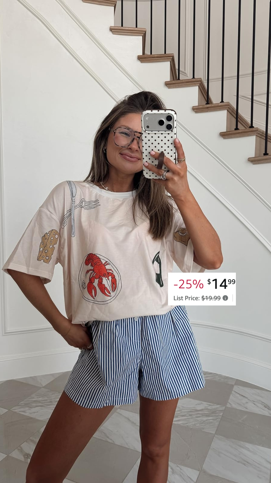 Amazon sale alert! The cutest lobster shirt for vacation and its under $15!  

 #LTKSeasonal #LTKTravel